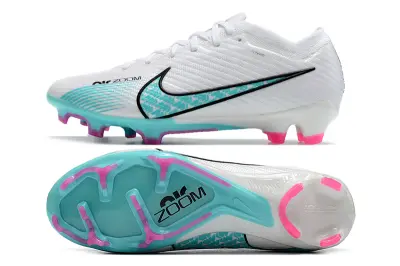Nike Air Zoom Mercurial Vapor 15 Elite FG - White/Turquoise/Magenta