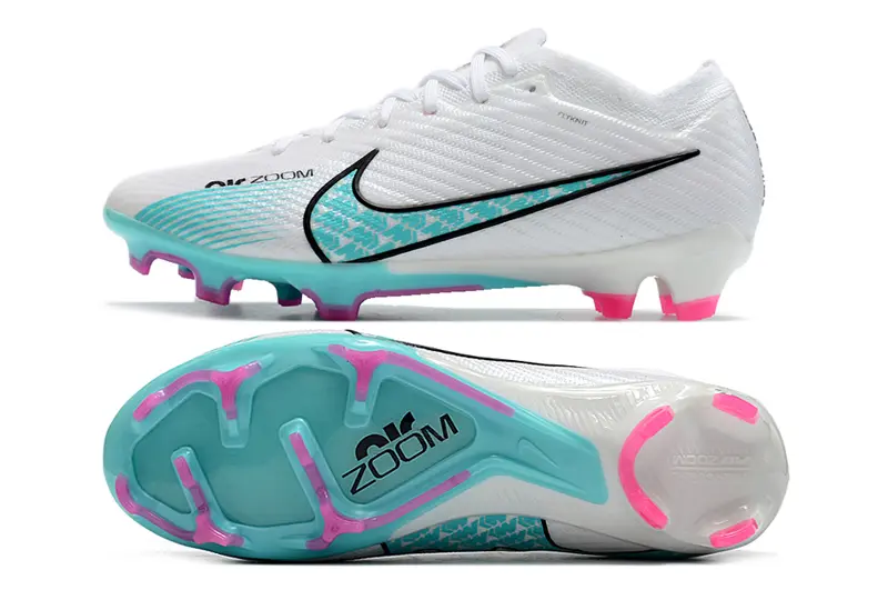 Nike Air Zoom Mercurial Vapor 15 Elite FG - White/Turquoise/Magenta