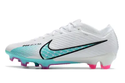 Nike Air Zoom Mercurial Vapor 15 Elite FG - White/Turquoise/Magenta