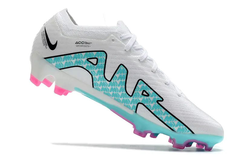 Nike Air Zoom Mercurial Vapor 15 Elite FG - White/Turquoise/Magenta