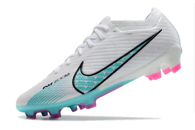 Nike Air Zoom Mercurial Vapor 15 Elite FG - White/Turquoise/Magenta
