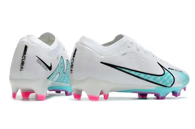 Nike Air Zoom Mercurial Vapor 15 Elite FG - White/Turquoise/Magenta