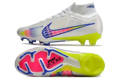 Nike Air Zoom Mercurial Superfly 9 Elite FG - White/Electric Yellow/Pink Burst