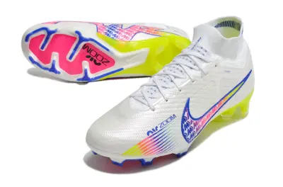 Nike Air Zoom Mercurial Superfly 9 Elite FG - White/Electric Yellow/Pink Burst