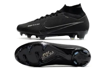 Nike Air Zoom Mercurial Superfly 9 Elite FG - Black/Midnight Black/Glossy Charcoal