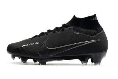 Nike Air Zoom Mercurial Superfly 9 Elite FG - Black/Midnight Black/Glossy Charcoal