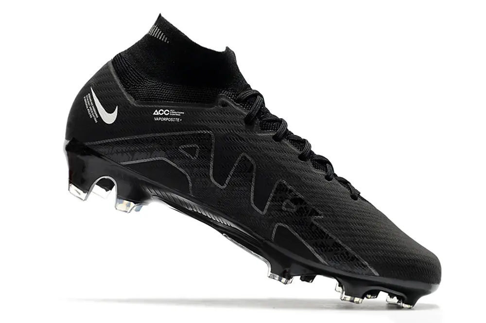 Nike Air Zoom Mercurial Superfly 9 Elite FG - Black/Midnight Black/Glossy Charcoal