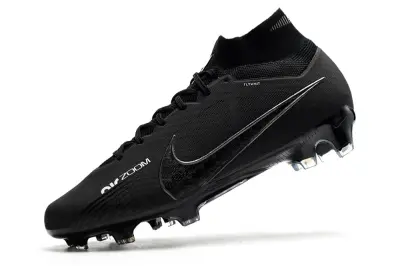 Nike Air Zoom Mercurial Superfly 9 Elite FG - Black/Midnight Black/Glossy Charcoal
