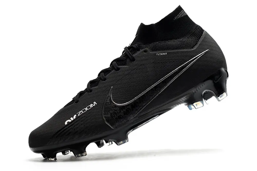 Nike Air Zoom Mercurial Superfly 9 Elite FG - Black/Midnight Black/Glossy Charcoal