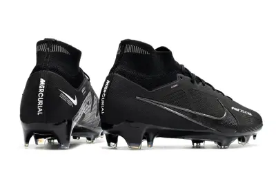 Nike Air Zoom Mercurial Superfly 9 Elite FG - Black/Midnight Black/Glossy Charcoal