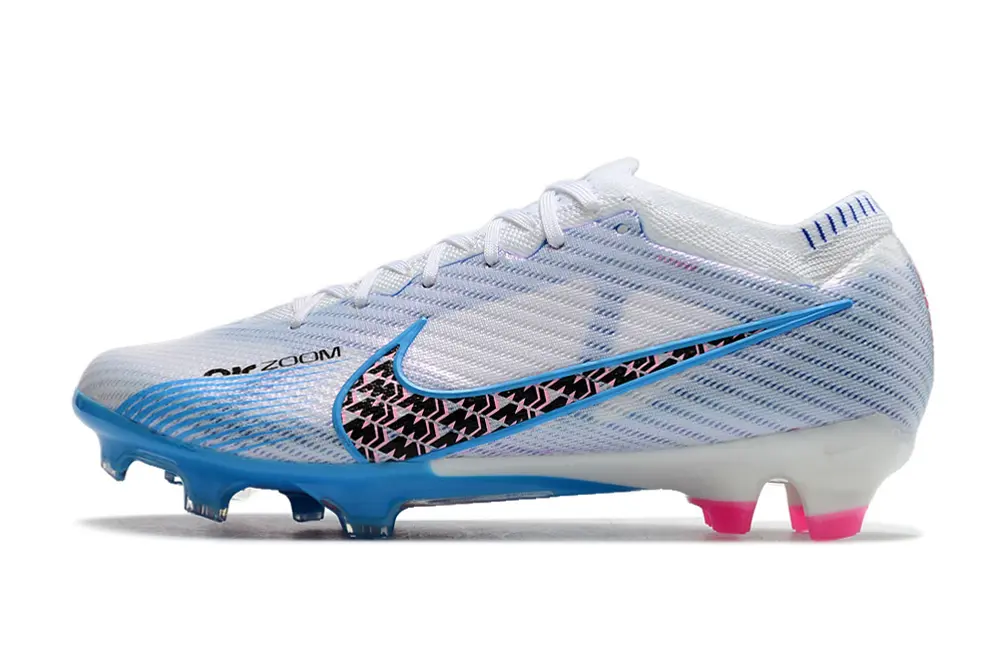 Nike Air Zoom Mercurial Vapor 15 Elite FG - White/Sky Blue/Pink Blast