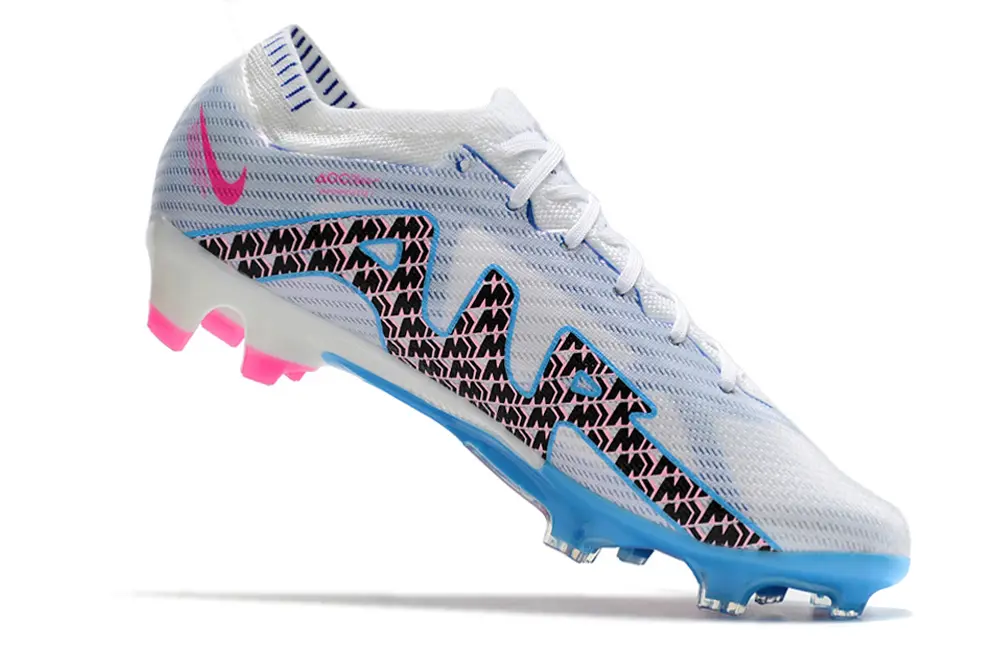 Nike Air Zoom Mercurial Vapor 15 Elite FG - White/Sky Blue/Pink Blast