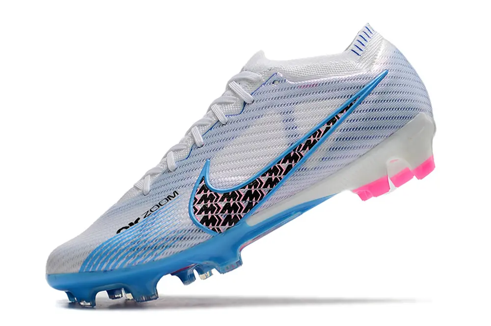 Nike Air Zoom Mercurial Vapor 15 Elite FG - White/Sky Blue/Pink Blast