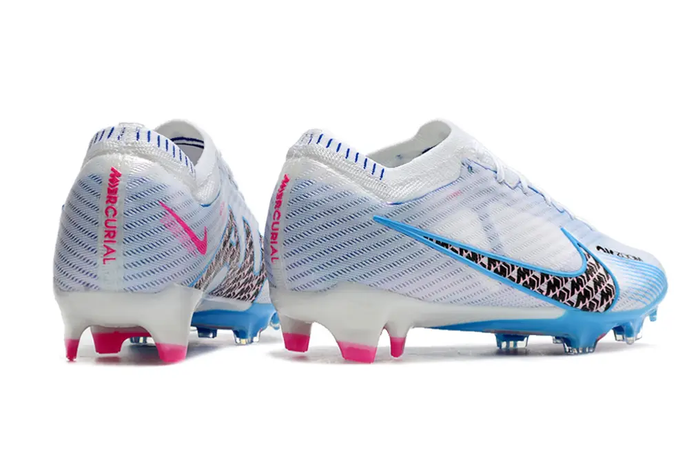 Nike Air Zoom Mercurial Vapor 15 Elite FG - White/Sky Blue/Pink Blast