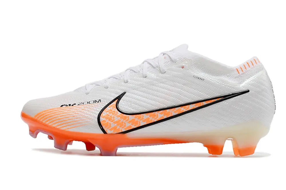 Nike Air Zoom Mercurial Vapor 15 Elite FG - White/Vibrant Orange/Black