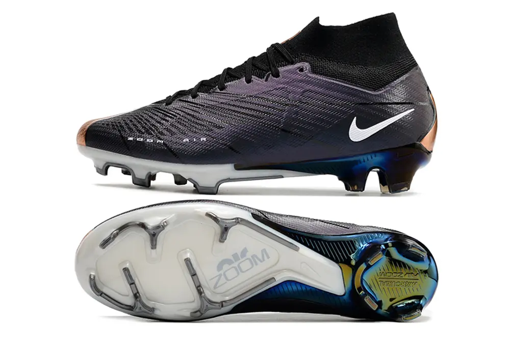 Nike Air Zoom Mercurial Superfly 9 Elite FG - Black/Electric Purple/Metallic Bronze