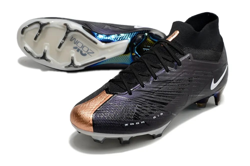 Nike Air Zoom Mercurial Superfly 9 Elite FG - Black/Electric Purple/Metallic Bronze