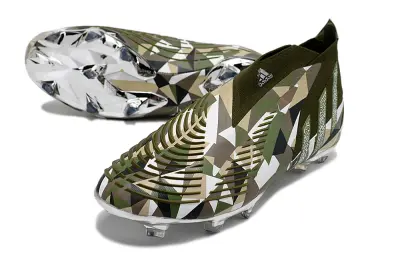 Adidas Predator Edge+ Laceless FG - Green/Army Green/Urban Camo