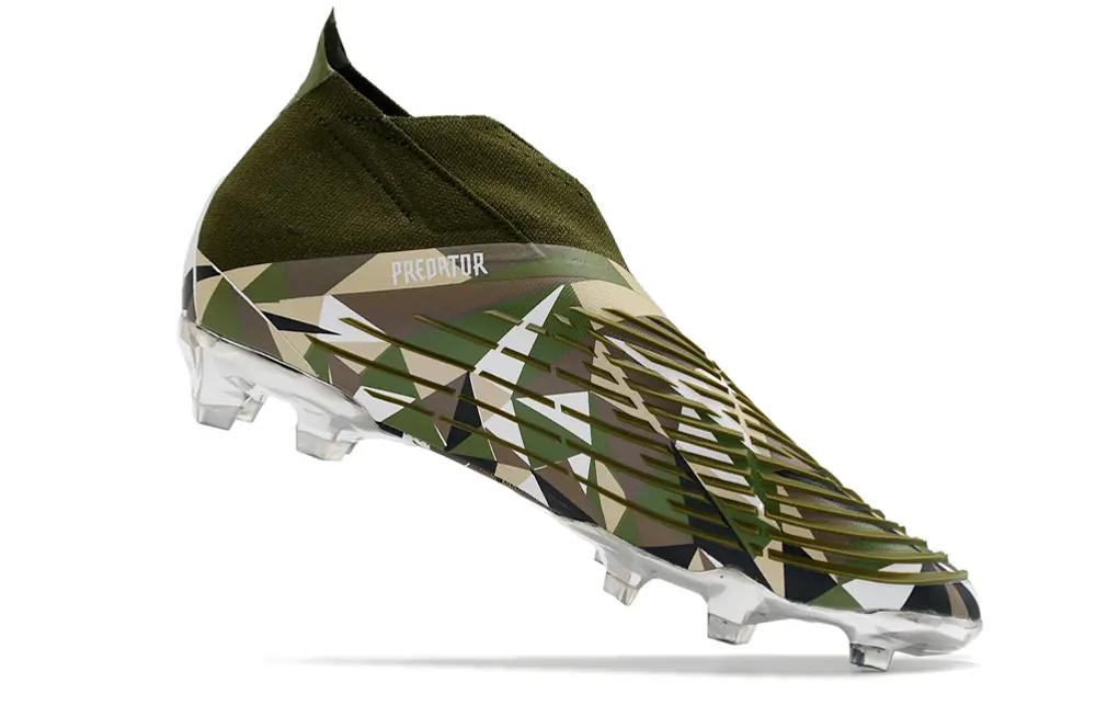 Adidas Predator Edge+ Laceless FG - Green/Army Green/Urban Camo