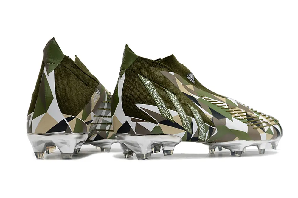 Adidas Predator Edge+ Laceless FG - Green/Army Green/Urban Camo