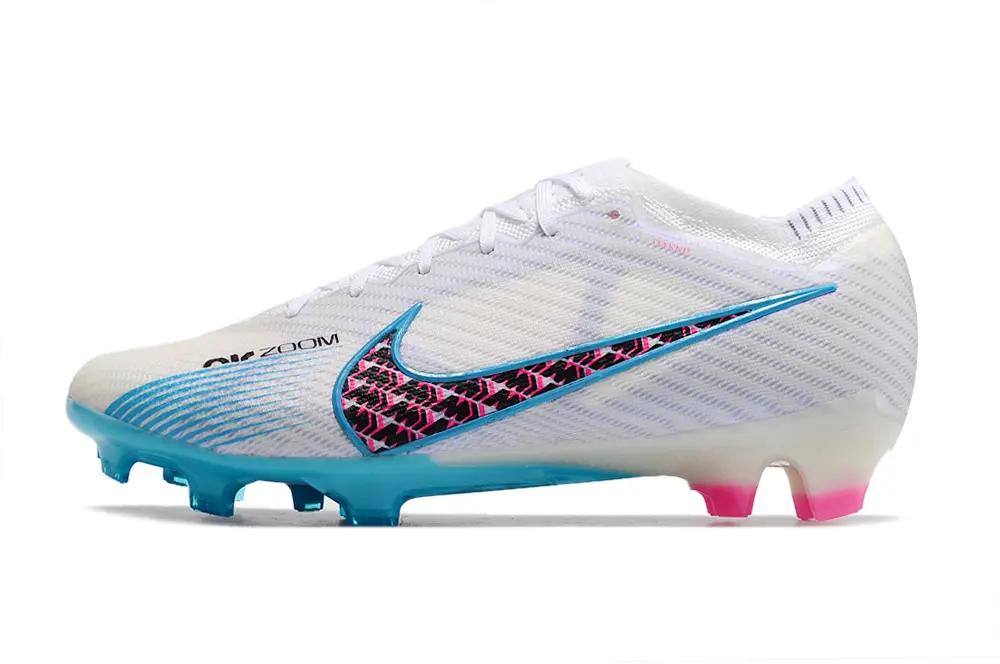 Nike Air Zoom Mercurial Vapor 15 Elite FG - White/Electric Blue/Pink Burst