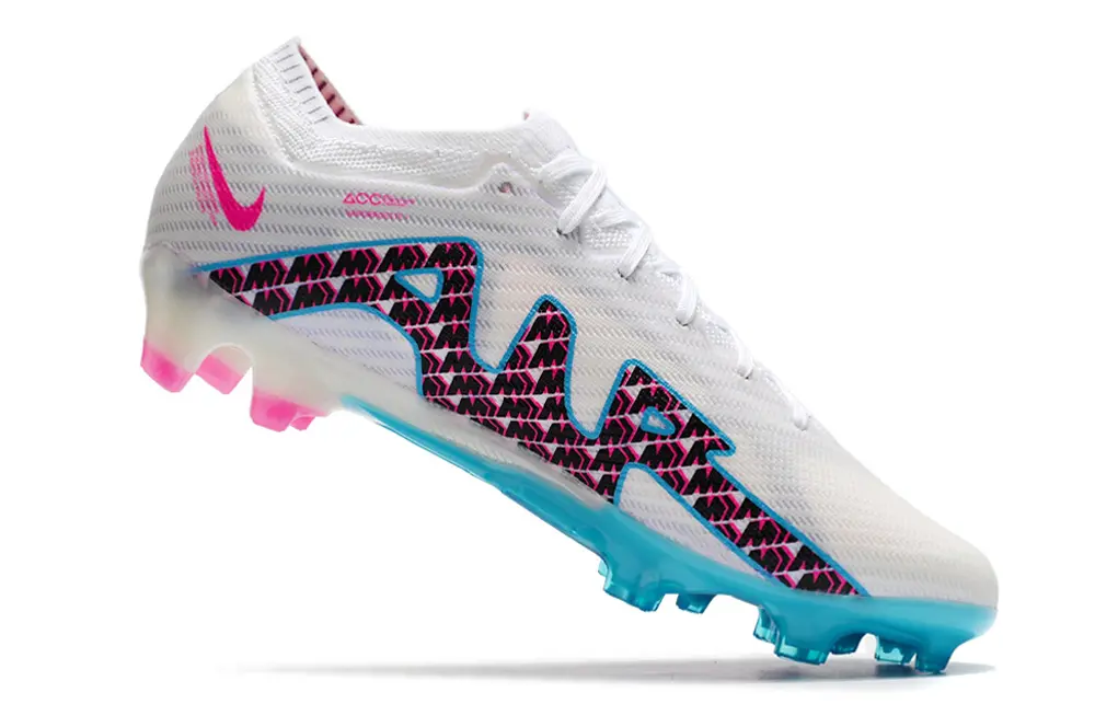 Nike Air Zoom Mercurial Vapor 15 Elite FG - White/Electric Blue/Pink Burst