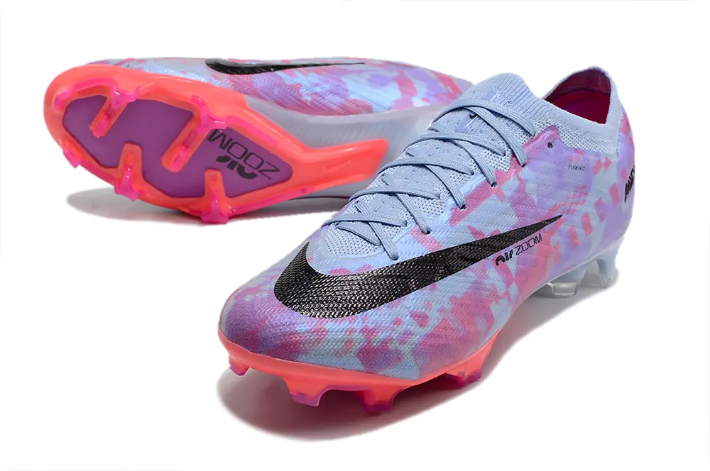 Nike Air Zoom Mercurial Vapor 15 Elite FG - Blue/Vibrant Pink/Soft Purple