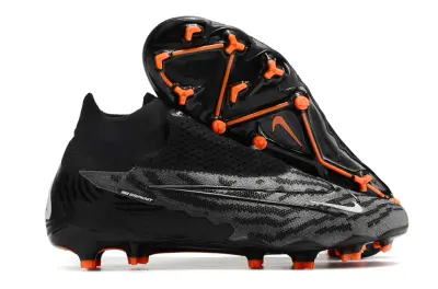 Nike Phantom GX Elite DF FG - Black/Electric Orange/Graphite Grey