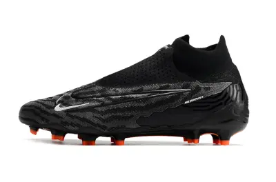 Nike Phantom GX Elite DF FG - Black/Electric Orange/Graphite Grey