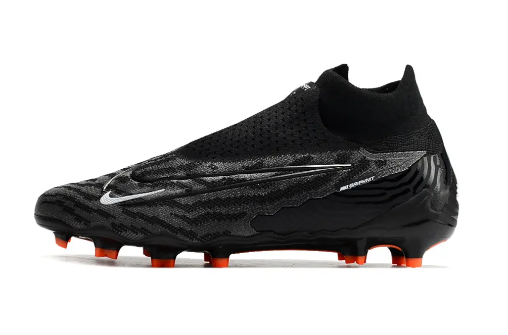 Nike Phantom GX Elite DF FG - Black/Electric Orange/Graphite Grey