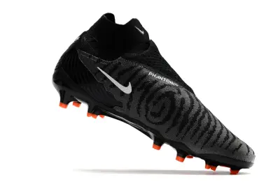 Nike Phantom GX Elite DF FG - Black/Electric Orange/Graphite Grey