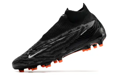 Nike Phantom GX Elite DF FG - Black/Electric Orange/Graphite Grey