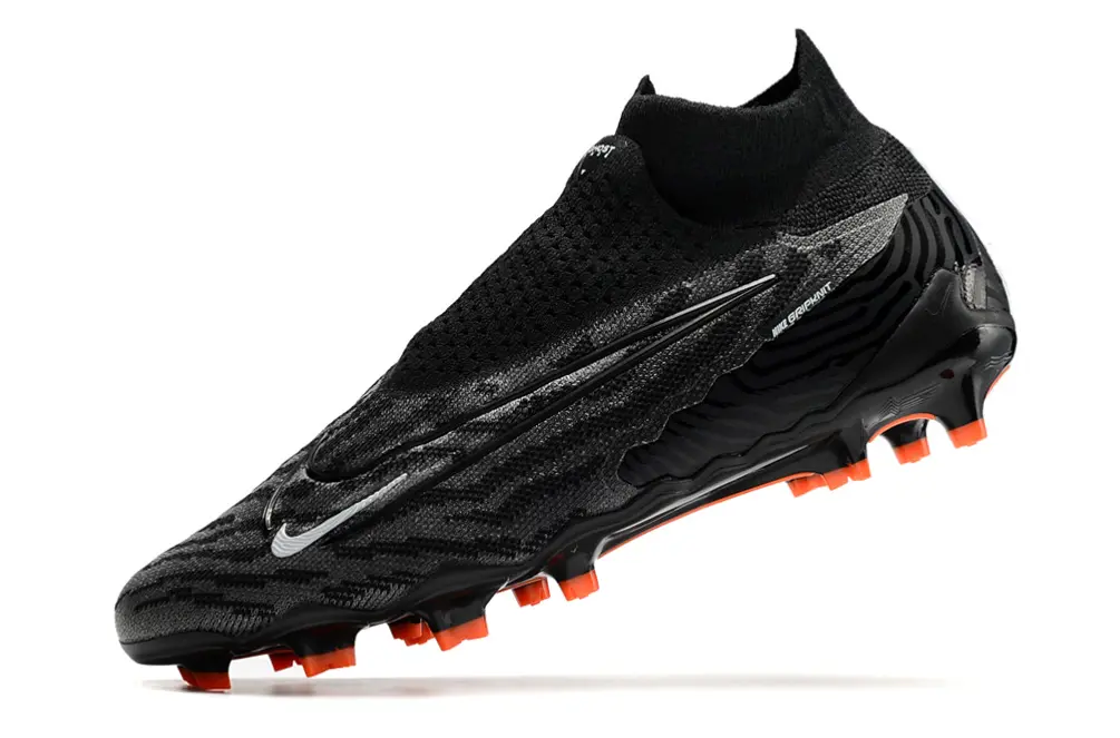 Nike Phantom GX Elite DF FG - Black/Electric Orange/Graphite Grey