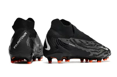 Nike Phantom GX Elite DF FG - Black/Electric Orange/Graphite Grey