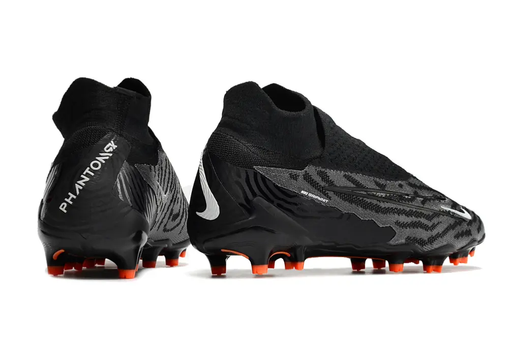Nike Phantom GX Elite DF FG - Black/Electric Orange/Graphite Grey