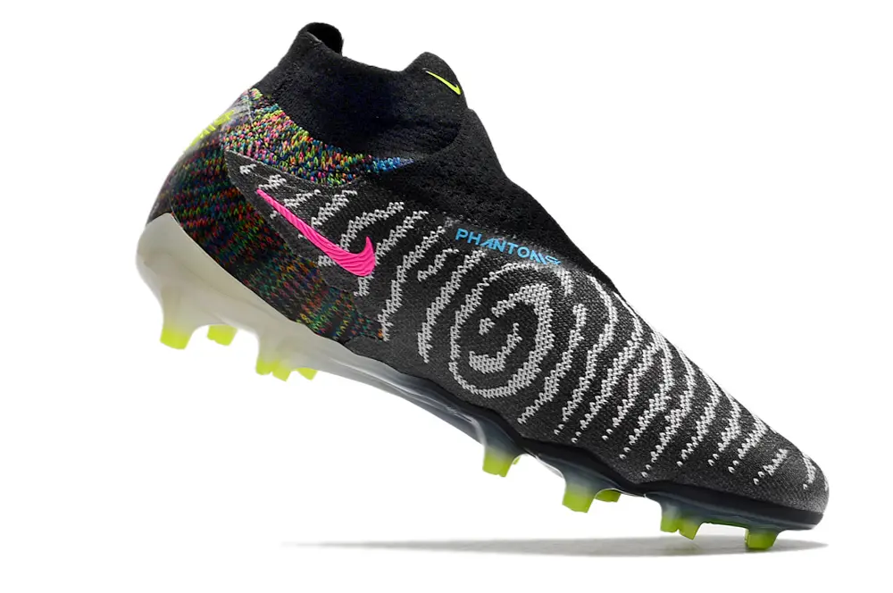 Nike Phantom GX Elite DF FG - Black/Electric Green/Graphite Gray