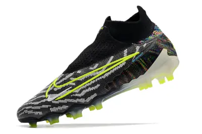 Nike Phantom GX Elite DF FG - Black/Electric Green/Graphite Gray