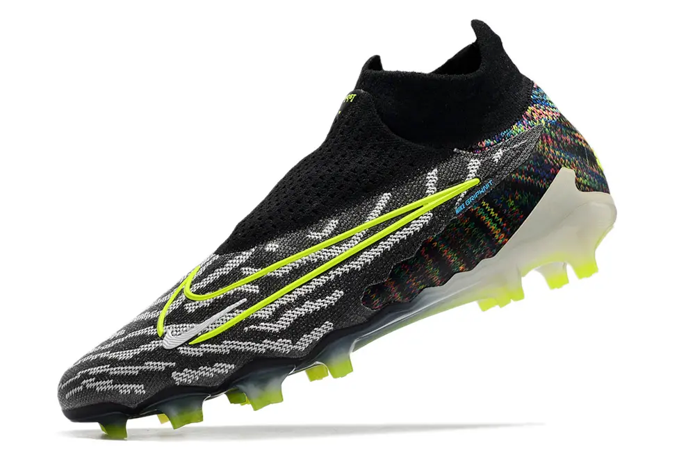 Nike Phantom GX Elite DF FG - Black/Electric Green/Graphite Gray