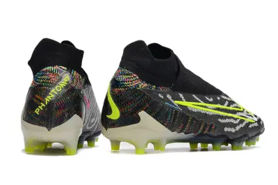 Nike Phantom GX Elite DF FG - Black/Electric Green/Graphite Gray