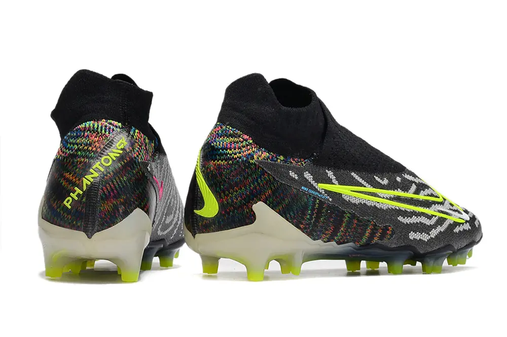 Nike Phantom GX Elite DF FG - Black/Electric Green/Graphite Gray