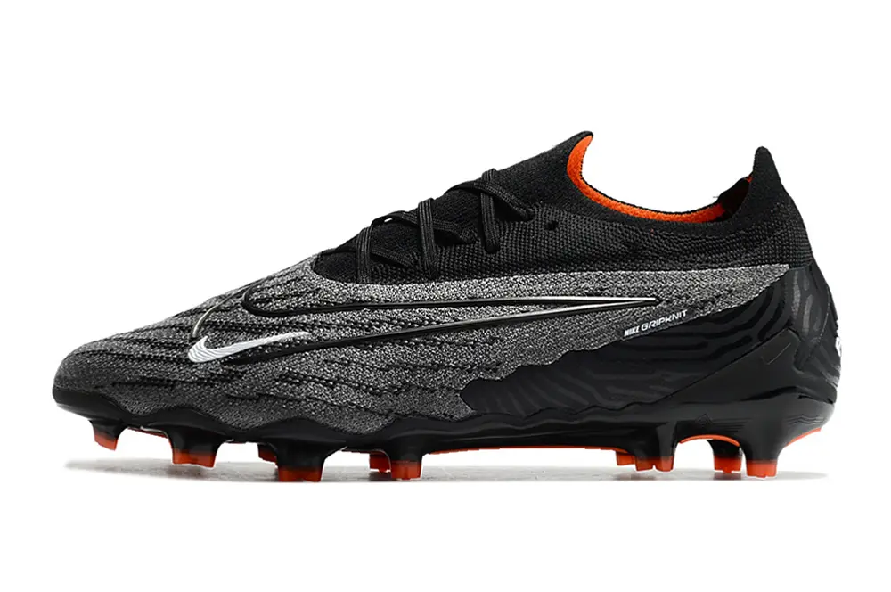 Nike Phantom GX Elite FG - Black/Electric Orange/Metallic Silver