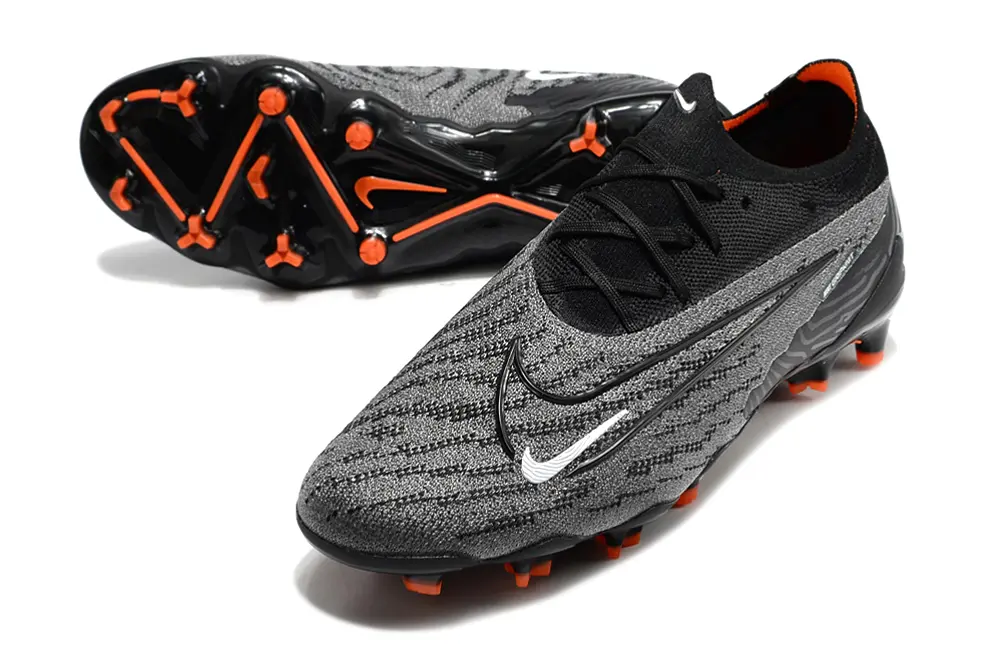Nike Phantom GX Elite FG - Black/Electric Orange/Metallic Silver