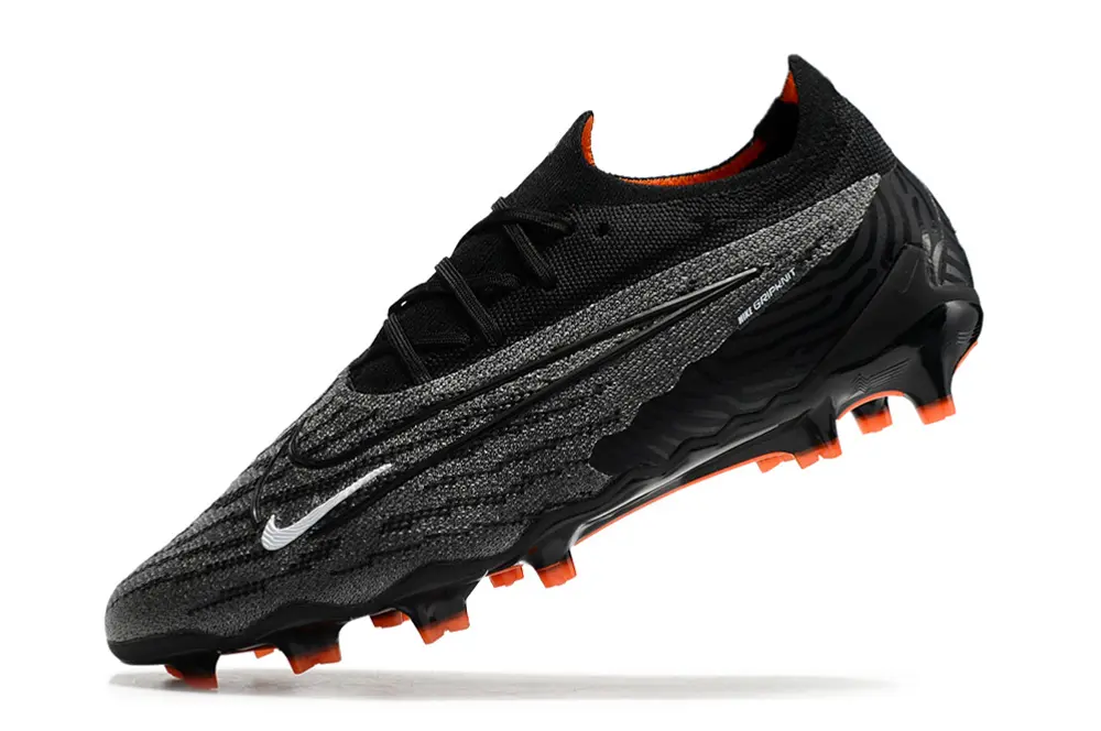 Nike Phantom GX Elite FG - Black/Electric Orange/Metallic Silver
