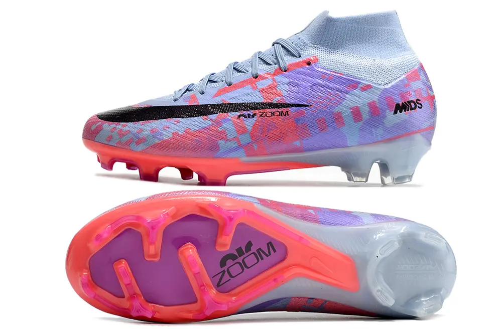 Nike Air Zoom Mercurial Superfly 9 Elite FG - Blue/Neon Pink/Soft Purple
