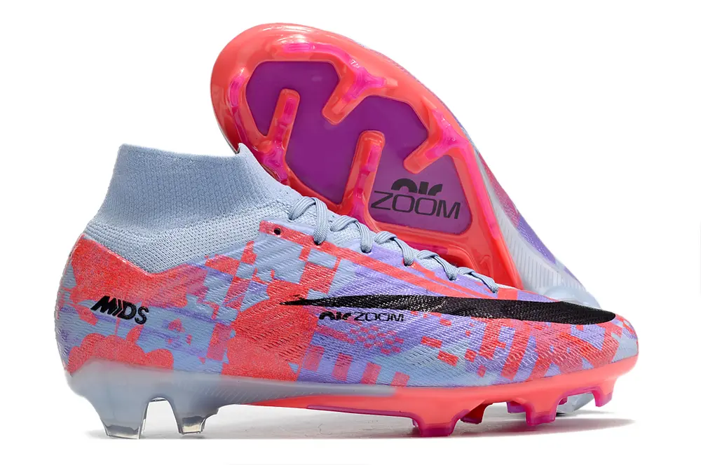 Nike Air Zoom Mercurial Superfly 9 Elite FG - Blue/Neon Pink/Soft Purple