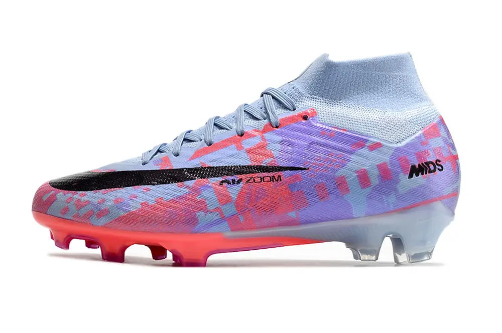Nike Air Zoom Mercurial Superfly 9 Elite FG - Blue/Neon Pink/Soft Purple