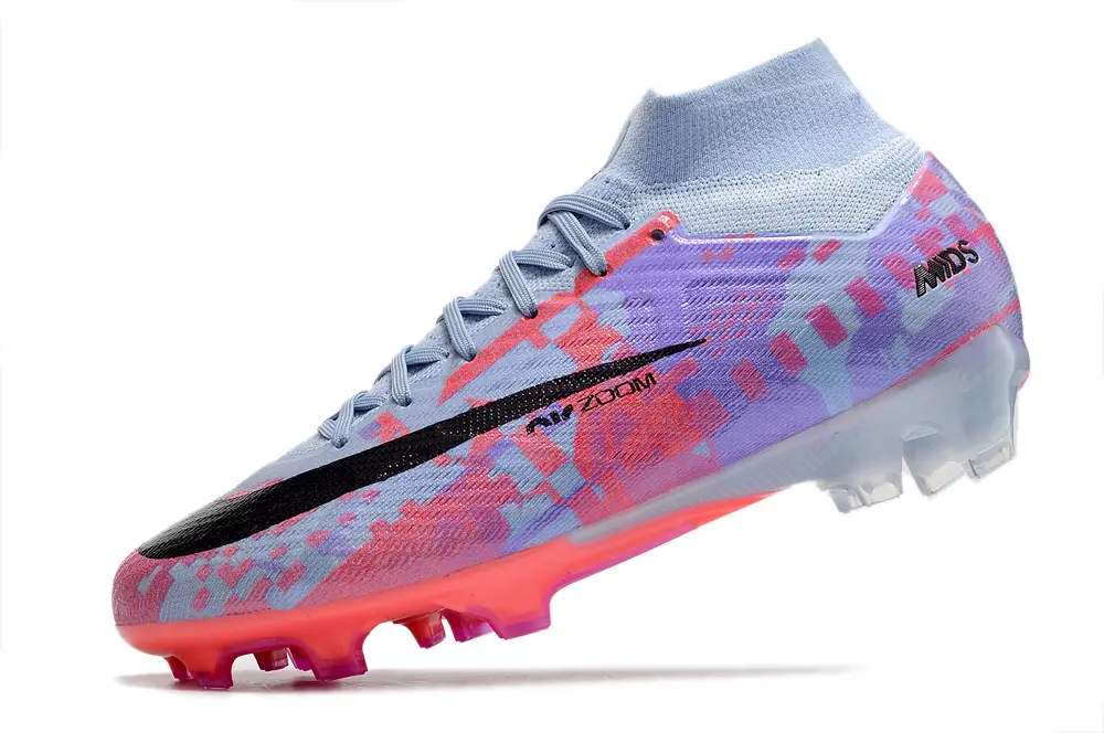 Nike Air Zoom Mercurial Superfly 9 Elite FG - Blue/Neon Pink/Soft Purple