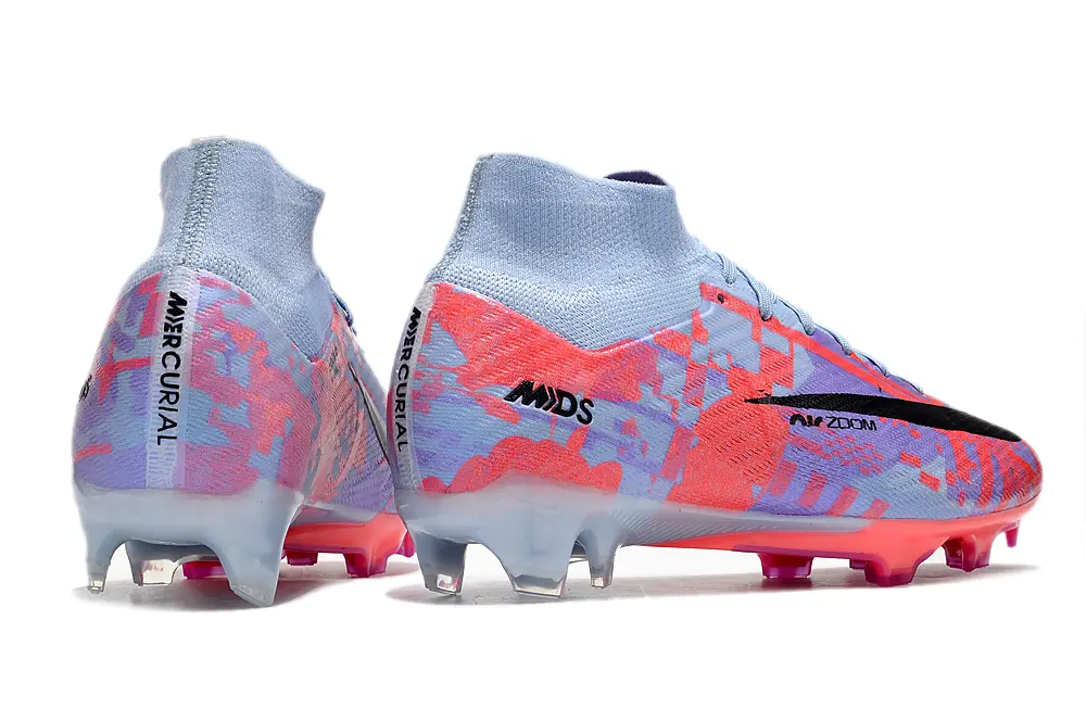 Nike Air Zoom Mercurial Superfly 9 Elite FG - Blue/Neon Pink/Soft Purple