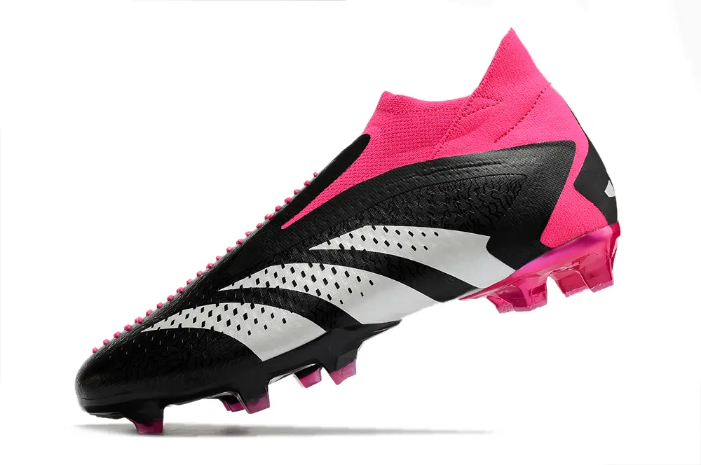 Adidas Predator Accuracy+ Laceless FG - Black/Electric Pink/White