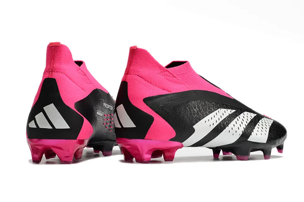 Adidas Predator Accuracy+ Laceless FG - Black/Electric Pink/White